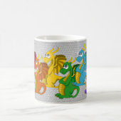 Tasse avec dessin animé de dragon (Centre)