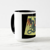 Tasse avec dessin de dragon (Devant gauche)