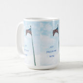 Tasse avec drapeau américain (Devant gauche)