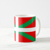 Tasse avec drapeau Basque "Ikkurina" (Devant droit)