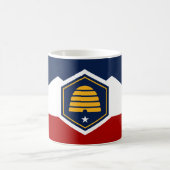 Tasse avec drapeau de l'Utah, États-Unis (Centre)