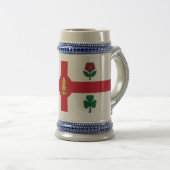 Tasse avec drapeau de Montréal, Canada (Devant droit)