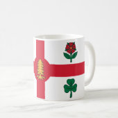 Tasse avec drapeau de Montréal, Canada (Devant droit)