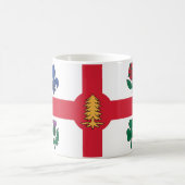 Tasse avec drapeau de Montréal, Canada (Centre)