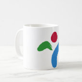 Tasse avec drapeau de Séoul, Corée du Sud (Devant gauche)