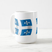 Tasse avec drapeau du Québec (Devant gauche)