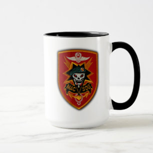 Tasse avec écusson imprimé des vétérans de la guer