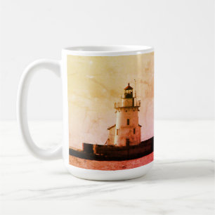 Tasse avec effet de photo de phare