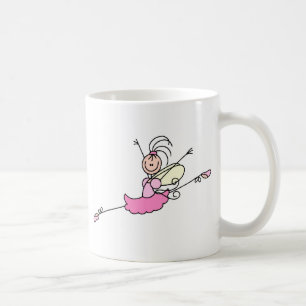 Tasse avec Fille Danseuse Étoile en Bâtonnets