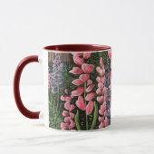 Tasse avec fleurs sauvages, œuvre d'art originale (Gauche)