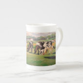 Tasse avec frôler des vaches (Devant droit)