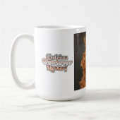 Tasse avec Golden Retriever portant une couronne (Gauche)