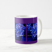 Tasse avec hydrangeas violets Passez-moi un ventil (Devant droit)