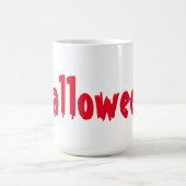 Tasse avec impression de texte Halloween Nuit effr (Centre)