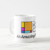 Tasse avec la Chambre du logo de couleurs (Devant gauche)