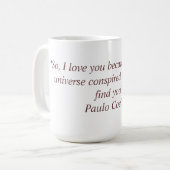 Tasse avec la citation (Devant gauche)