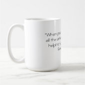 Tasse avec la citation de Paulo Coelho (Gauche)