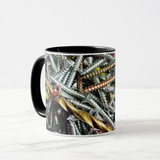 Tasse avec la conception de vis (Devant gauche)