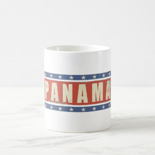 Tasse avec la copie fraîche de drapeau du Panama