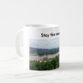 Tasse avec le bateau de rivière sur l'Ohio R. (Devant gauche)