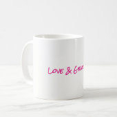 Tasse avec le beau message (Devant gauche)