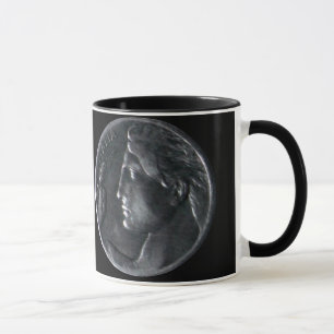 Tasse avec le décor de pièce de monnaie - Italie