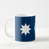Tasse avec le drapeau du Minnesota, États-Unis (Gauche)
