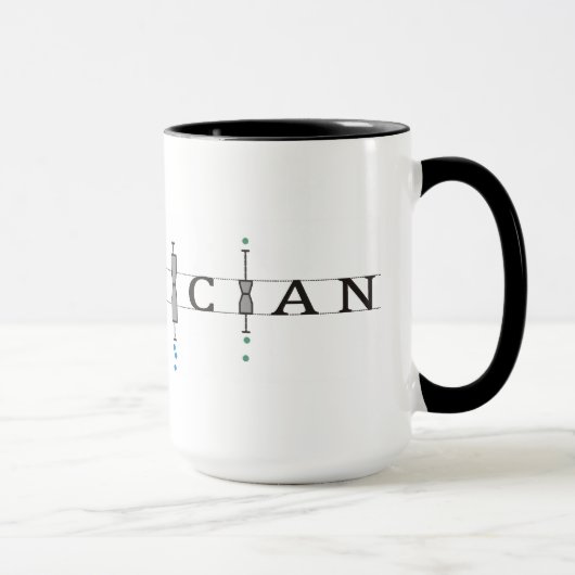 Tasse avec le logo de "statisticien" (Droite)