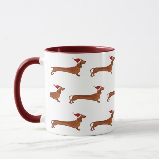 Tasse avec le motif de teckel (Gauche)