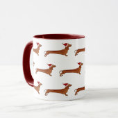 Tasse avec le motif de teckel (Devant gauche)