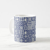 Tasse avec le motif portugais de tuiles - Azulejos (Devant gauche)