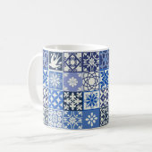 Tasse avec le motif portugais de tuiles - Azulejos (Devant gauche)