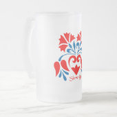 Tasse avec le motif slovène dans des couleurs (Devant gauche)