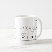 tasse avec le nom Wiinry en peptide (Devant droit)