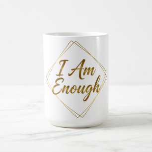 Tasse avec le scénario de Je Suis Suffisant