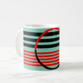Tasse avec le style d'art déco (Devant gauche)