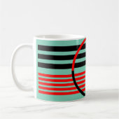 Tasse avec le style d'art déco (Gauche)