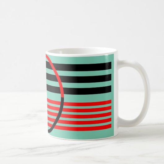 Tasse avec le style d'art déco (Droite)
