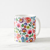 tasse avec les gens polonais de motif (Devant droit)