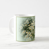 Tasse avec les marguerites encadrées par doux (Devant gauche)