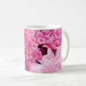 Tasse avec les pivoines mélangées autour (Devant droit)