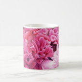 Tasse avec les pivoines mélangées autour (Centre)