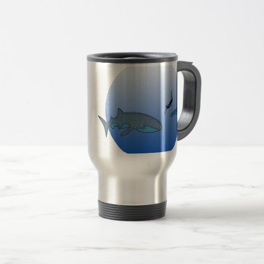 Tasse avec l'illustration de Whaleshark (Devant droit)