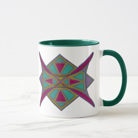 tasse avec l'image tribale (Droite)