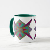 tasse avec l'image tribale (Devant gauche)