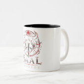 Tasse avec logo de BAAL Studios — Mug de café goth (Devant droit)