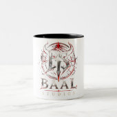 Tasse avec logo de BAAL Studios — Mug de café goth (Centre)