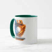 Tasse avec Logo Golf Dad Shield – Chargé pour le j (Devant gauche)