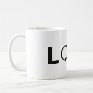 Tasse avec logo LOVE Noir