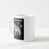 Tasse avec loup (Devant gauche)